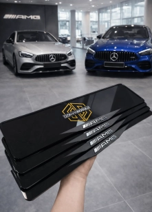 Ortası Mat Premium Ultra Lüks AMG Plakalık